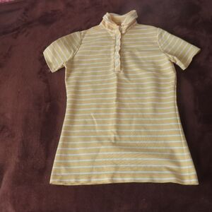 vintage rare 50s 60s miss pat striped polo shirt runs small no size